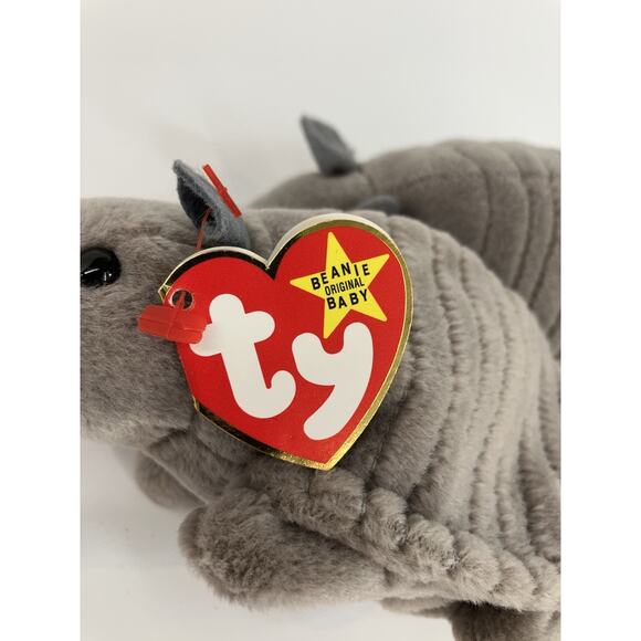 Ty Beanie Babies Bundle (2pcs) Of Tank The Armadillo - Picture 9 of 11